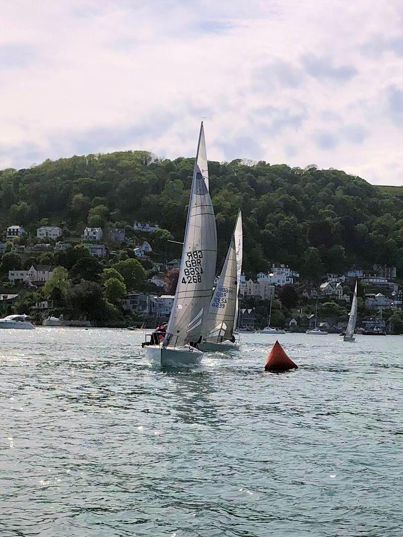 J/24 Dartmouth May Regatta  photo copyright Mike Mackie taken at Royal Dart Yacht Club and featuring the J/24 class