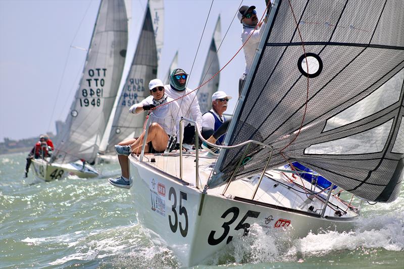 2022 J24 World Championship - Final Day photo copyright Emily Stokes taken at Corpus Christi Yacht Club and featuring the J/24 class