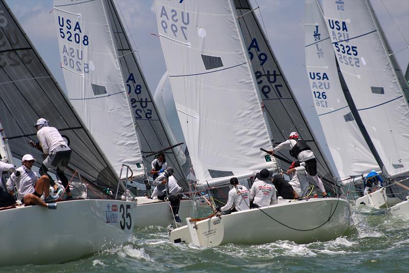 2022 J24 World Championship - Final Day photo copyright Emily Stokes taken at Corpus Christi Yacht Club and featuring the J/24 class