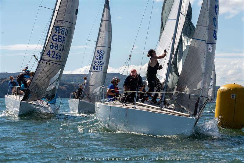 2022 J/24 European Championship photo copyright Christopher Howell taken at Howth Yacht Club and featuring the J/24 class