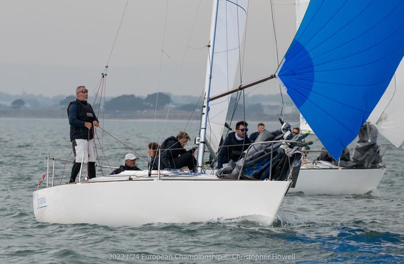 2022 J/24 European Championship day 4 photo copyright Christopher Howell taken at Howth Yacht Club and featuring the J/24 class