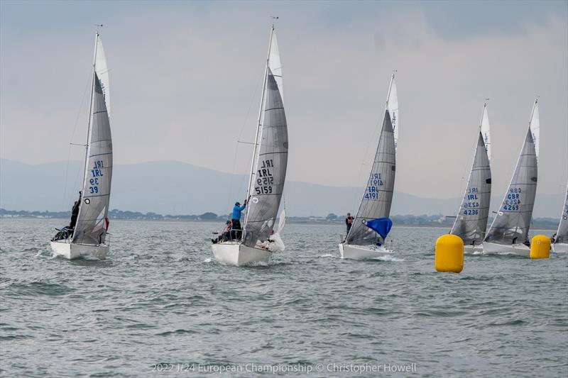 2022 J/24 European Championship day 4 photo copyright Christopher Howell taken at Howth Yacht Club and featuring the J/24 class