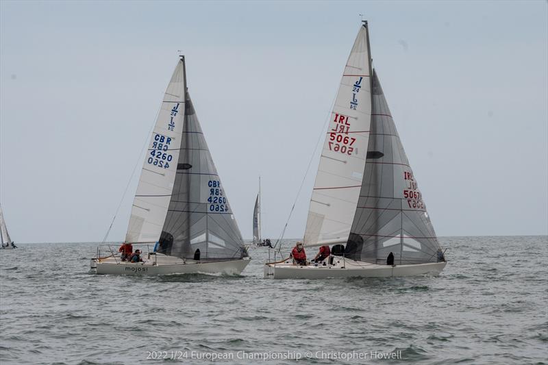 J/24 European Championship 2022 final day photo copyright Christopher Howell taken at Howth Yacht Club and featuring the J/24 class