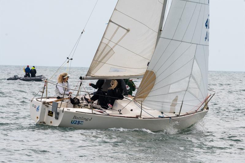 J/24 European Championship 2022 final day photo copyright Christopher Howell taken at Howth Yacht Club and featuring the J/24 class