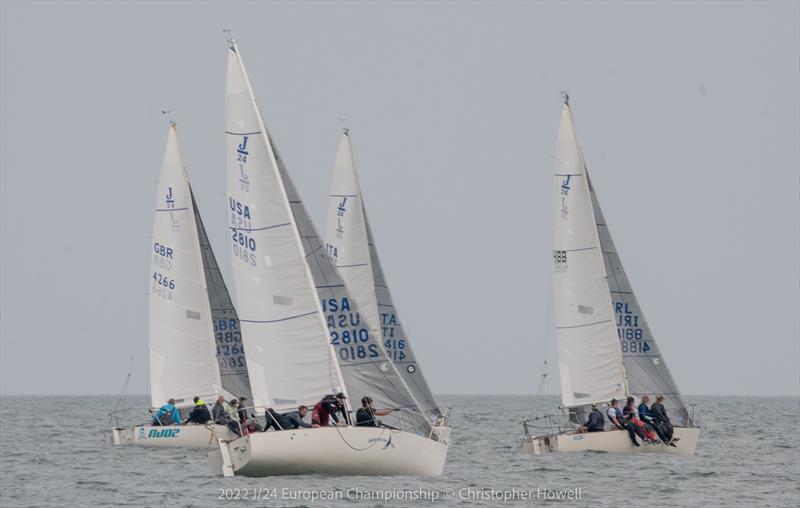 J/24 European Championship 2022 final day photo copyright Christopher Howell taken at Howth Yacht Club and featuring the J/24 class