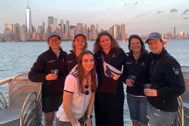 South African women's J/24 team - Lady Liberty J/24 Regatta photo copyright South African team taken at Manhattan Yacht Club and featuring the J/24 class
