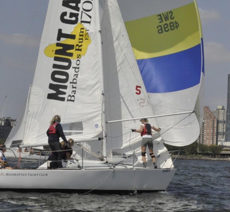 Lady Liberty J/24 Regatta photo copyright MYC taken at Manhattan Yacht Club and featuring the J/24 class