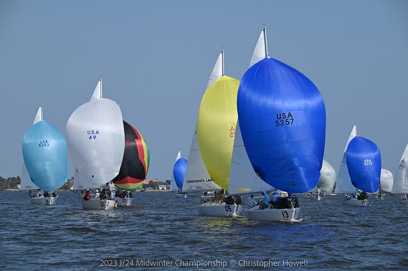 2023 J/24 Midwinter Championship at Eau Gallie Yacht Club