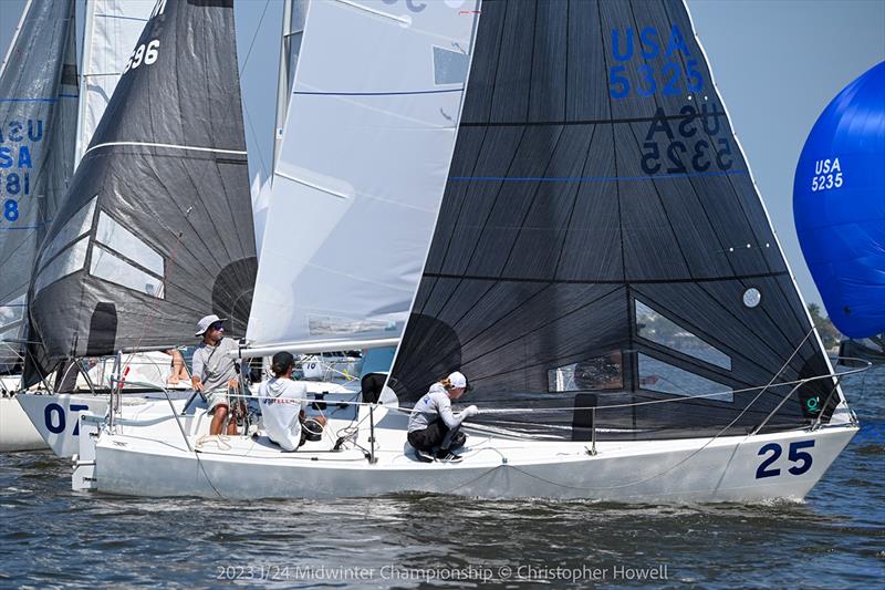 2023 J/24 Midwinter Championship photo copyright Christopher Howell taken at Eau Gallie Yacht Club and featuring the J/24 class