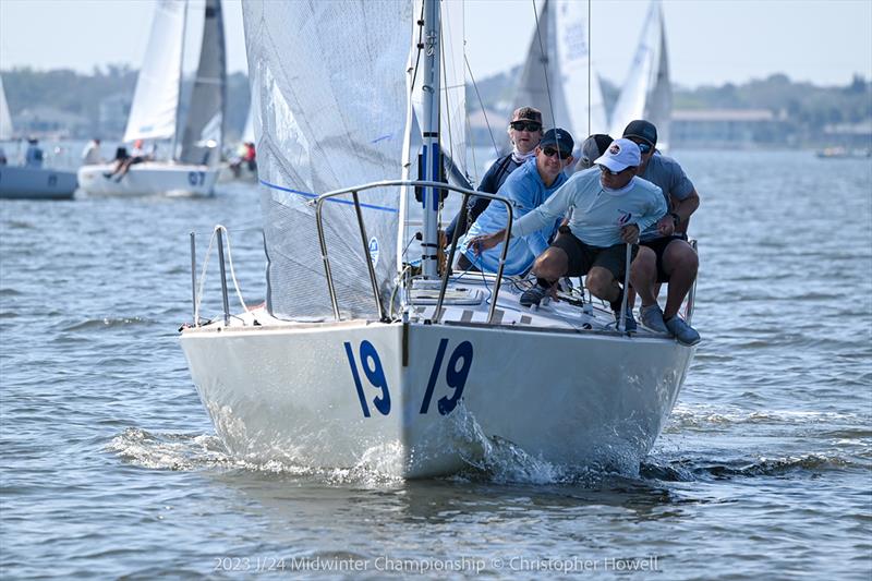 2023 J/24 Midwinter Championship photo copyright Christopher Howell taken at Eau Gallie Yacht Club and featuring the J/24 class