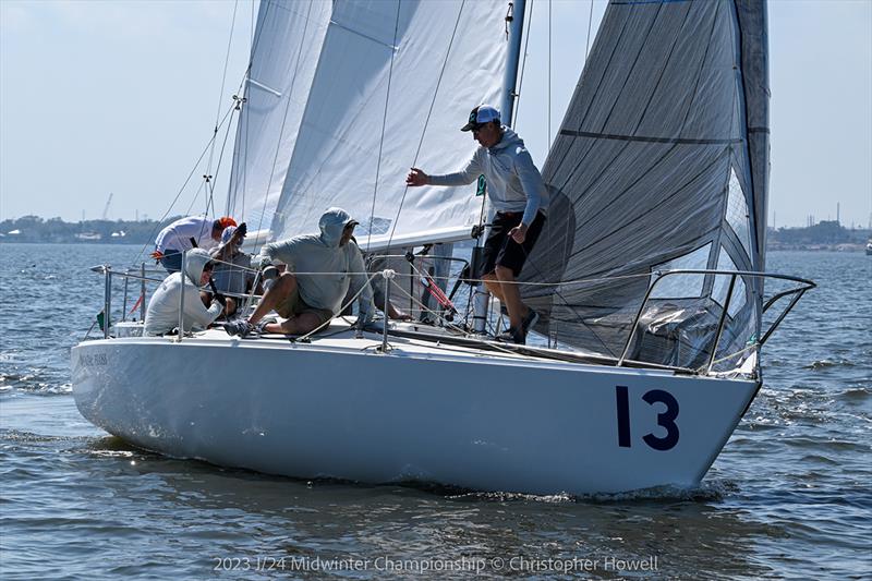 2023 J/24 Midwinter Championship photo copyright Christopher Howell taken at Eau Gallie Yacht Club and featuring the J/24 class