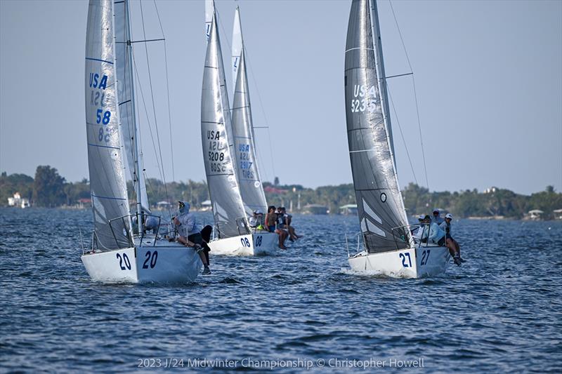 2023 J/24 Midwinter Championship - Day 2 - photo © Christopher Howell