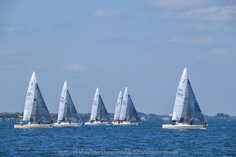 2023 J/24 Midwinter Championship - Final Day photo copyright Christopher Howell taken at Eau Gallie Yacht Club and featuring the J/24 class