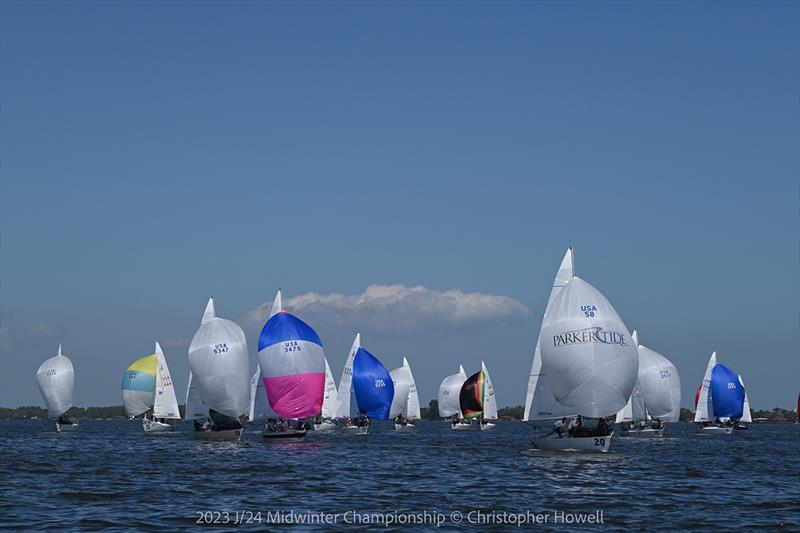 2023 J/24 Midwinter Championship - Final Day photo copyright Christopher Howell taken at Eau Gallie Yacht Club and featuring the J/24 class