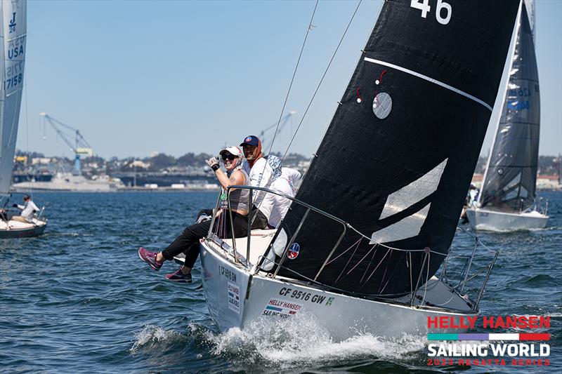 2023 Helly Hansen Sailing World Regatta Series: San Diego photo copyright Walter Cooper taken at San Diego Yacht Club and featuring the J/24 class