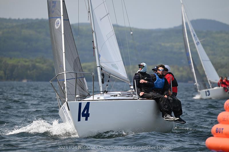 2023 J/24 US National Championship photo copyright USA J/24 Class Association taken at The Lake George Club and featuring the J/24 class