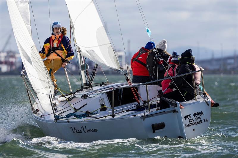 Vice Versa from South Australia - Australian Women's Keelboat Regatta photo copyright Andrea Francolini / AWKR taken at Royal Melbourne Yacht Squadron and featuring the J/24 class