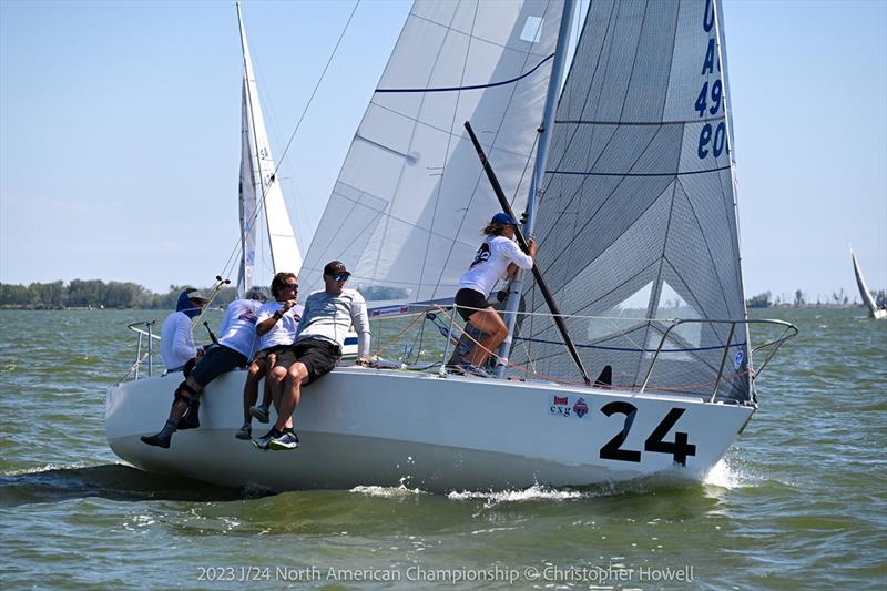 2023 J/24 North American Championship photo copyright Christopher Howell taken at Sandusky Sailing Club and featuring the J/24 class