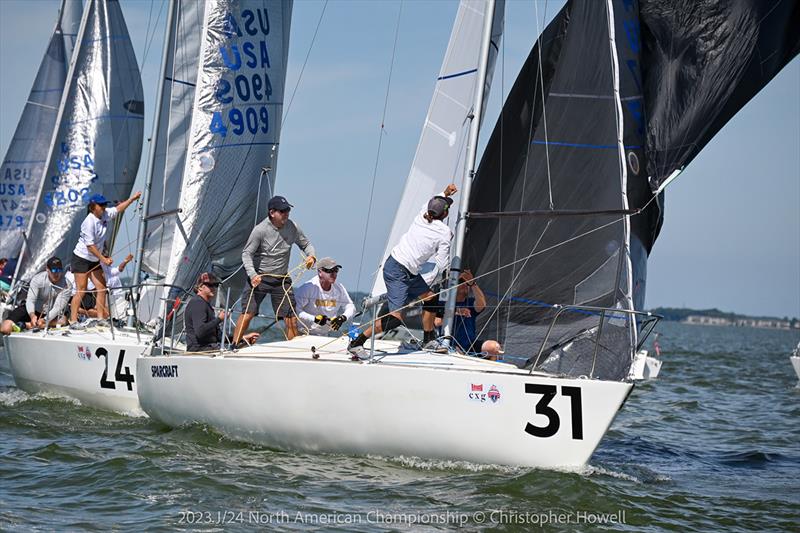 2023 J/24 North American Championship photo copyright Christopher Howell taken at Sandusky Sailing Club and featuring the J/24 class