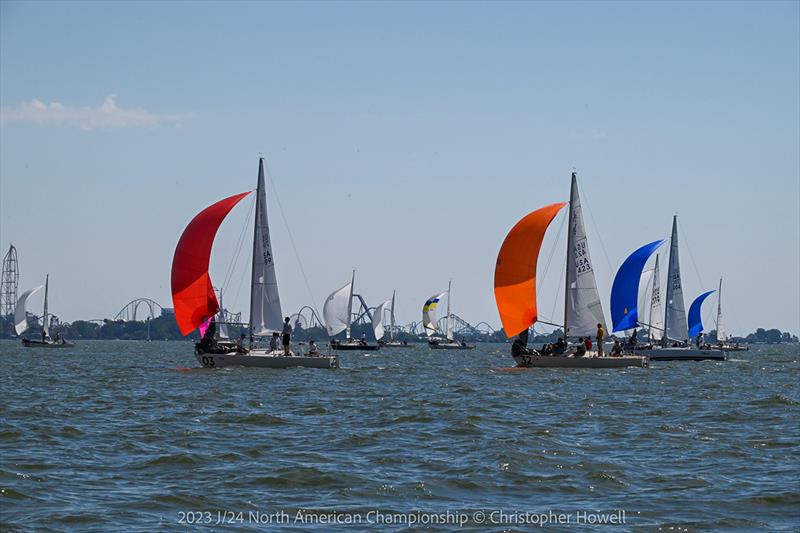 2023 J/24 North American Championship photo copyright Christopher Howell taken at Sandusky Sailing Club and featuring the J/24 class