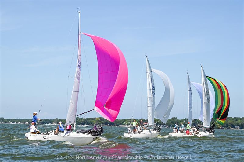 2023 J/24 North American Championship photo copyright Christopher Howell taken at Sandusky Sailing Club and featuring the J/24 class