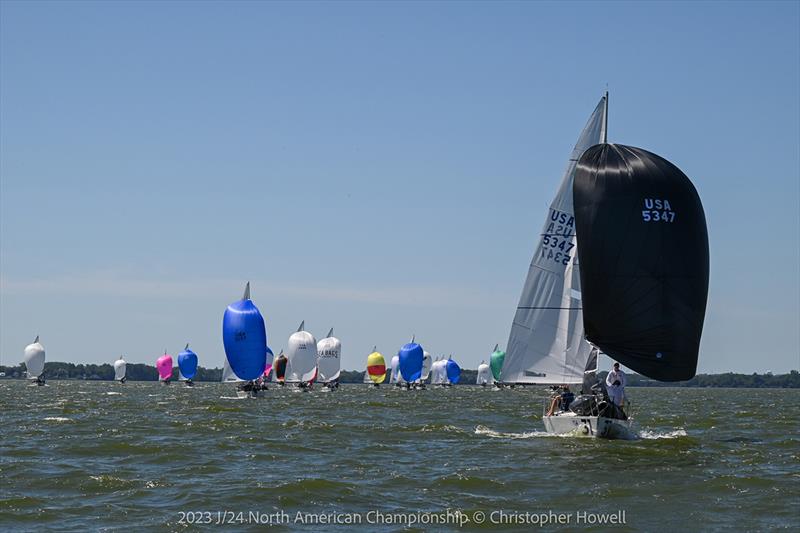 2023 J/24 North American Championship photo copyright Christopher Howell taken at Sandusky Sailing Club and featuring the J/24 class