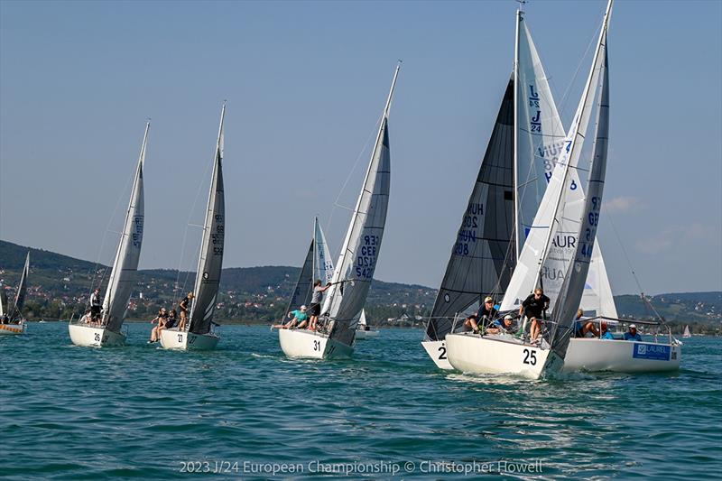 2023 J24 European Championship photo copyright Christopher Howell taken at Balatonfüredi Yacht Club and featuring the J/24 class