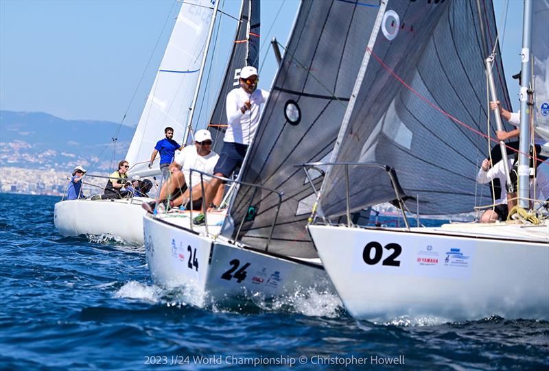 2023 J/24 World Championship - Day 2 photo copyright Christopher Howell taken at Nautical Club of Thessaloniki and featuring the J/24 class