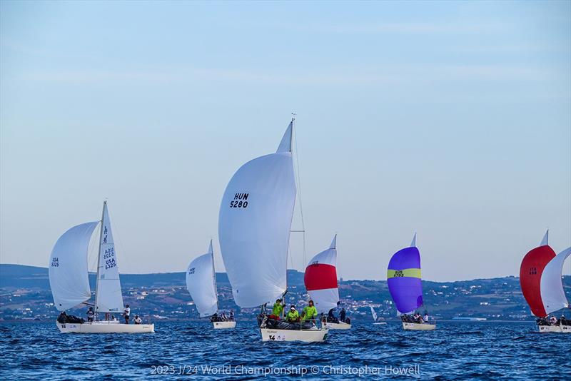 2023 J/24 World Championship - Day 3 photo copyright Christopher Howell taken at Nautical Club of Thessaloniki and featuring the J/24 class