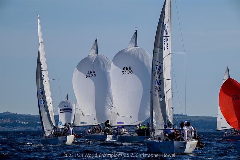 2023 J/24 World Championship - Day 3 photo copyright Christopher Howell taken at Nautical Club of Thessaloniki and featuring the J/24 class