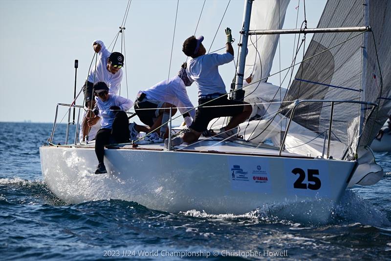 2023 J/24 World Championship photo copyright Christopher Howell taken at  and featuring the J/24 class