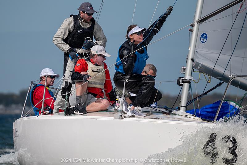 2024 J/24 Midwinter Championship photo copyright Christopher Howell taken at Davis Island Yacht Club and featuring the J/24 class