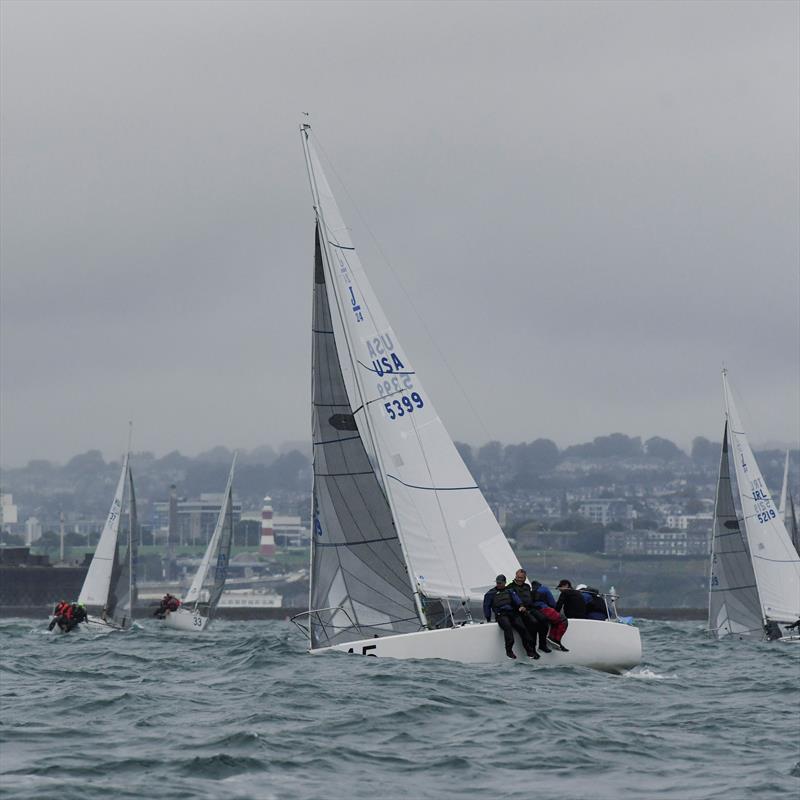 J/24 Worlds in Plymouth, UK - Day 2 photo copyright Joe Woodyear & Chambers film & media taken at Plym Yacht Club and featuring the J/24 class