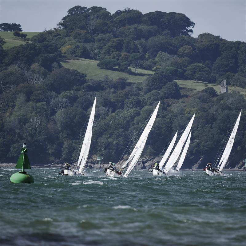 J/24 Worlds in Plymouth, UK - Day 3 photo copyright Joe Woodyear & Chambers film & media taken at Plym Yacht Club and featuring the J/24 class
