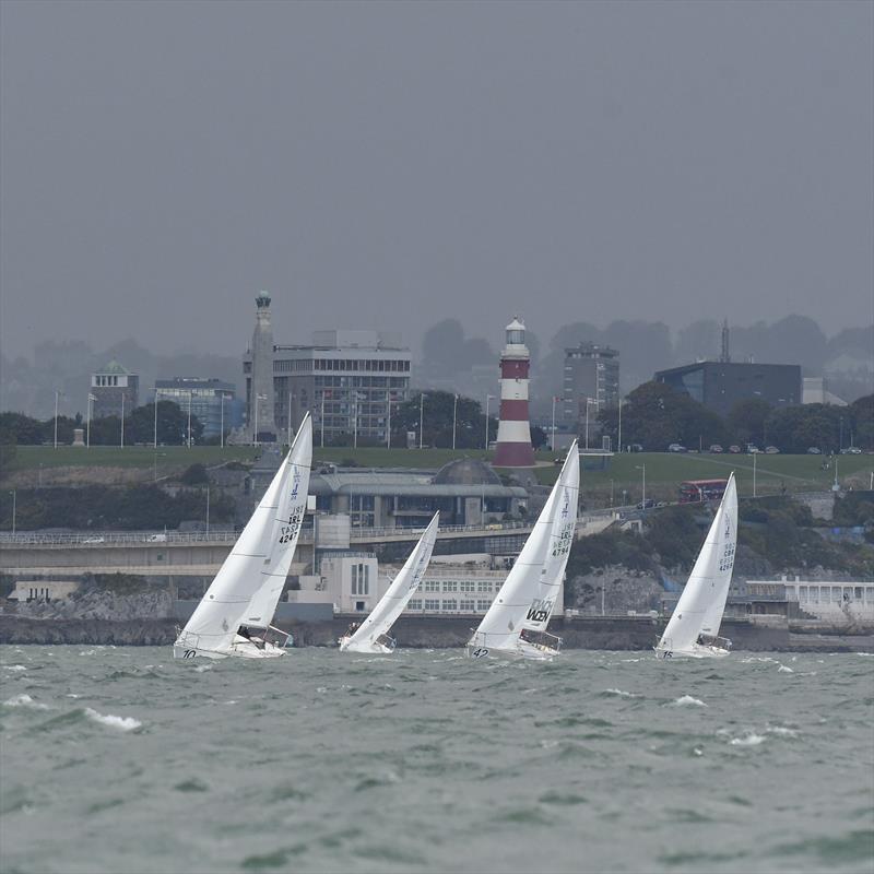 J/24 Worlds in Plymouth, UK - Day 4 photo copyright Joe Woodyear & Chambers film & media taken at Plym Yacht Club and featuring the J/24 class