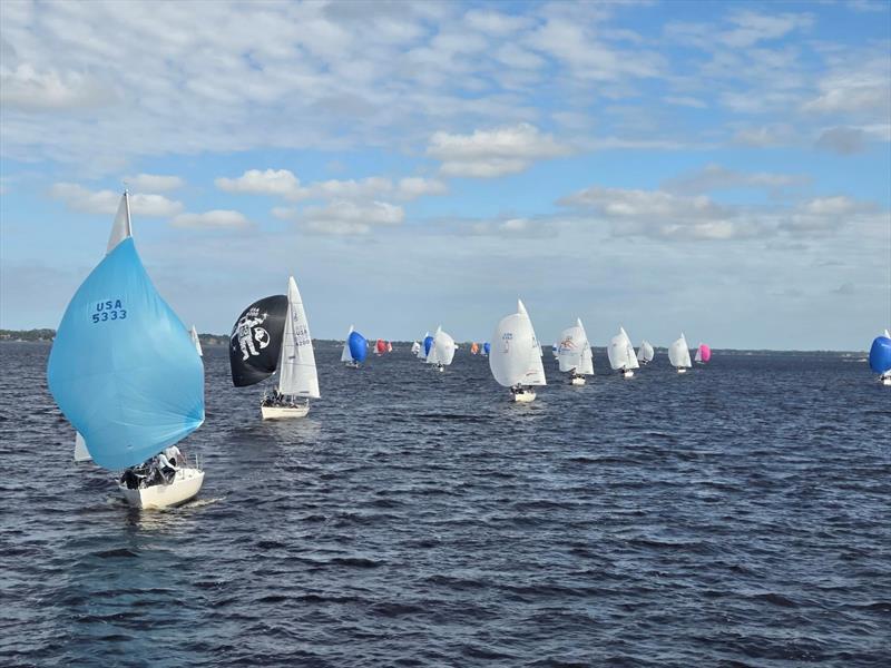 2026 J/24 Midwinter Championship day 2 photo copyright USA J/24 Class Association taken at Florida Yacht Club and featuring the J/24 class