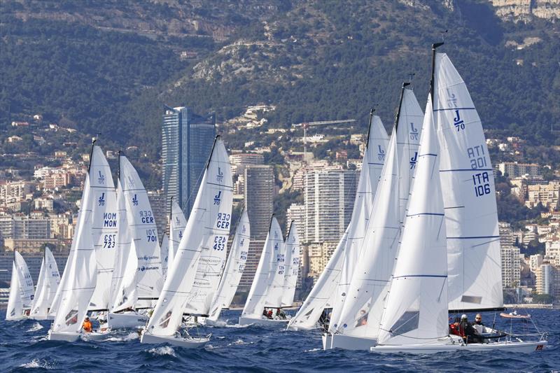 Monaco Sportsboat Winter Series Act 5 photo copyright Marina Semenova taken at Yacht Club de Monaco and featuring the J70 class