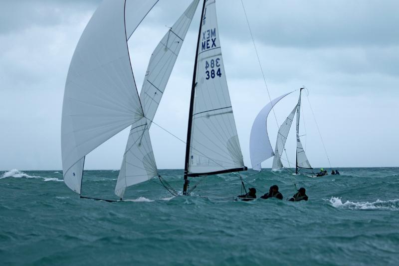 Big wind and seas engulf the Division 2 competitors on the final day at Quantum Key West Race Week 2016 - photo © Max Ranchi / Quantum Key West