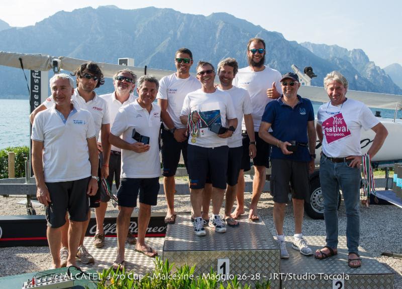 Alcatel J/70 Cup Event at Malcesine photo copyright JRT / Studi Taccola taken at Fraglia Vela Malcesine and featuring the J70 class