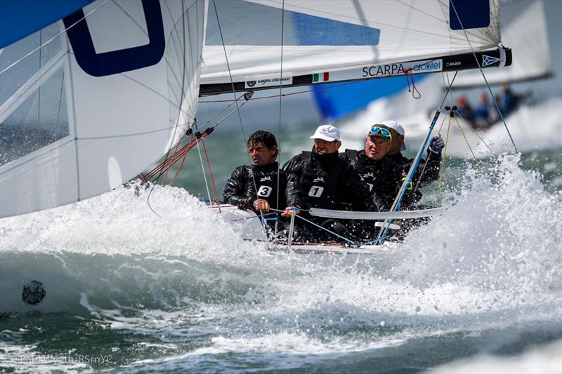 Four intense races on day 3 of the J/70 Europeans photo copyright Paul Wyeth / RSrnYC taken at Royal Southern Yacht Club and featuring the J70 class