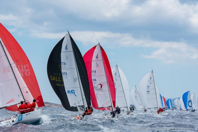 J/70 racing at the J/70 Worlds at Porto Cervo - photo © Fabio Taccola