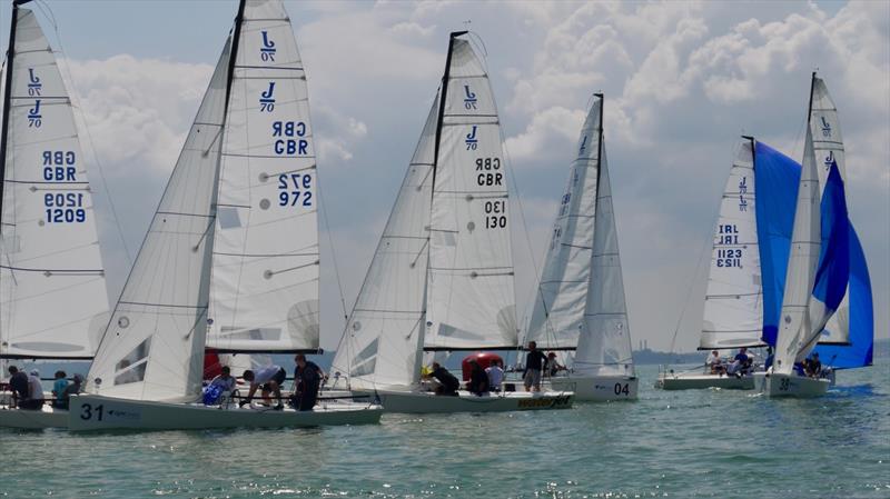 GJW Direct J/70 UK Nationals day 2 photo copyright Louay Habib taken at Royal Southern Yacht Club and featuring the J70 class