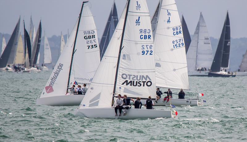 2019 Taittinger Royal Solent Yacht Club Regatta photo copyright Paul Brown taken at Royal Solent Yacht Club and featuring the J70 class