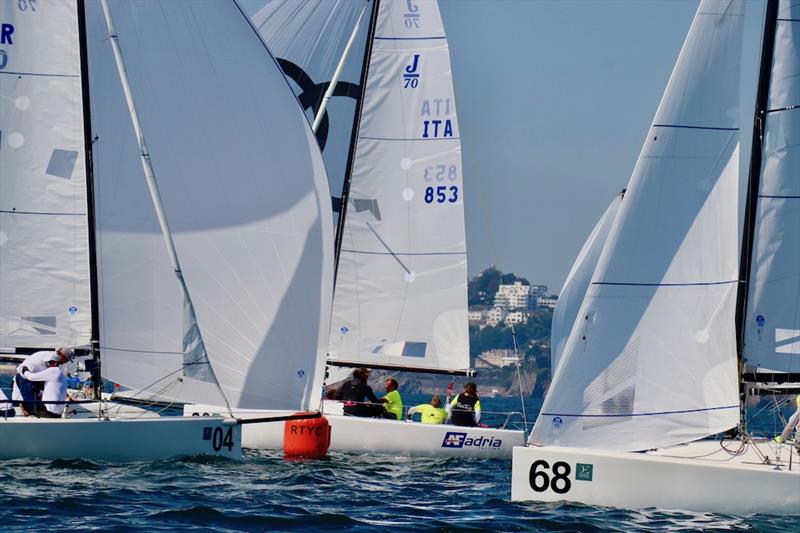 J/70 UK Class National Championships 2019 photo copyright Louay Habib taken at Royal Torbay Yacht Club and featuring the J70 class