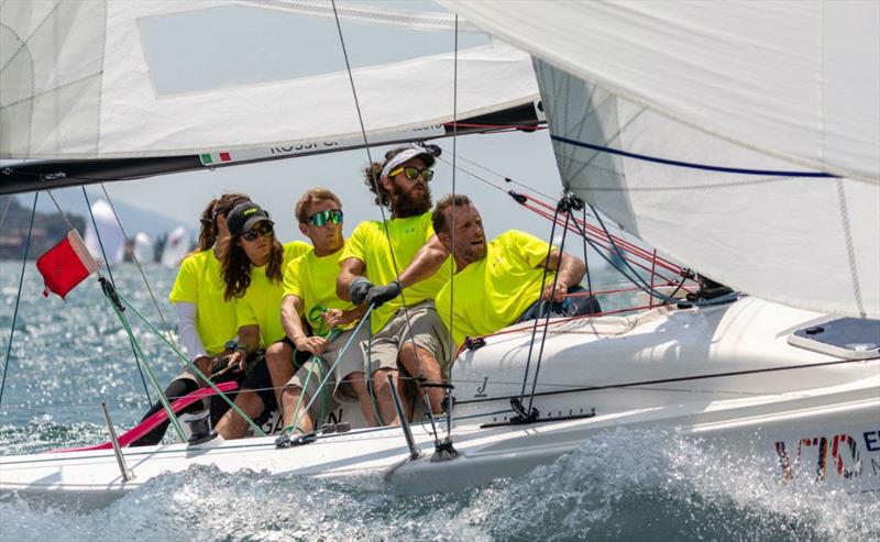 Claudia Rossi's Petite Terrible ITA photo copyright Zerogradinord taken at Royal Torbay Yacht Club and featuring the J70 class