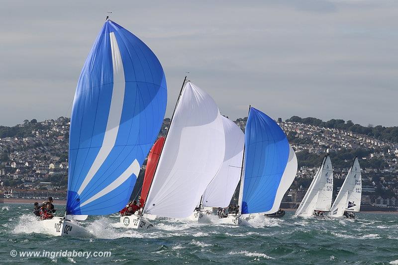 Darwin Escapes 2019 J/70 Worlds at Torbay day 2 photo copyright Ingrid Abery / www.ingridabery.com taken at Royal Torbay Yacht Club and featuring the J70 class