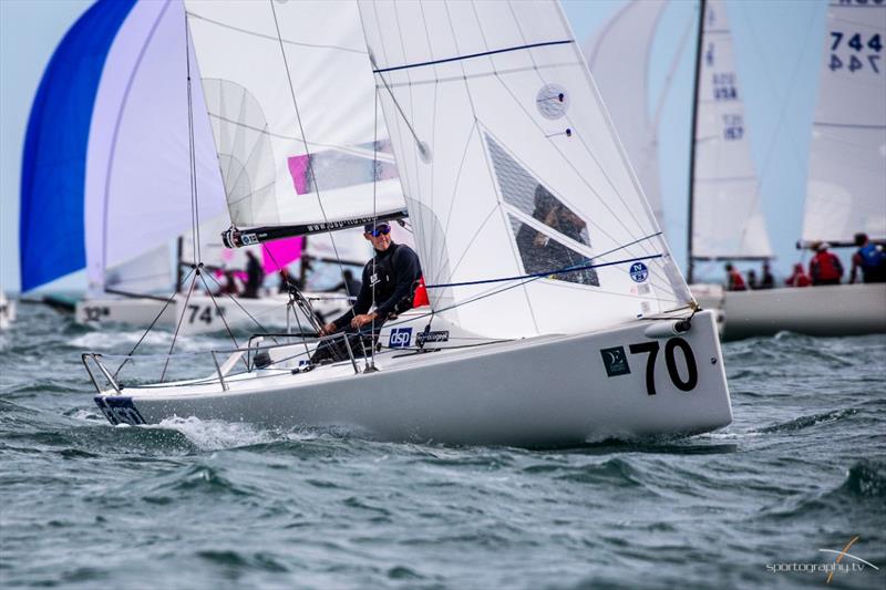 Darwin Escapes 2019 J/70 Worlds at Torbay day 2 photo copyright www.Sportography.tv taken at Royal Torbay Yacht Club and featuring the J70 class