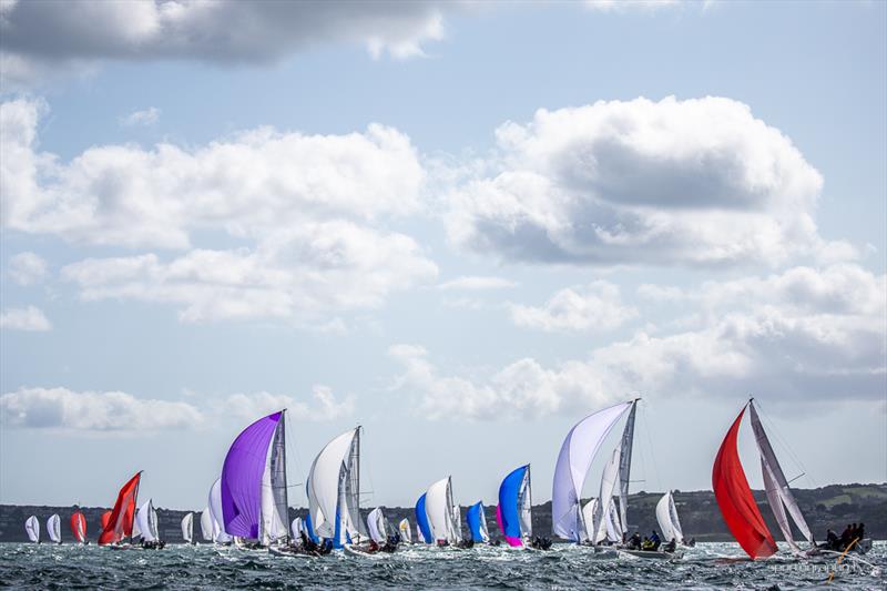 Darwin Escapes 2019 J/70 Worlds at Torbay day 3 photo copyright www.Sportography.tv taken at Royal Torbay Yacht Club and featuring the J70 class