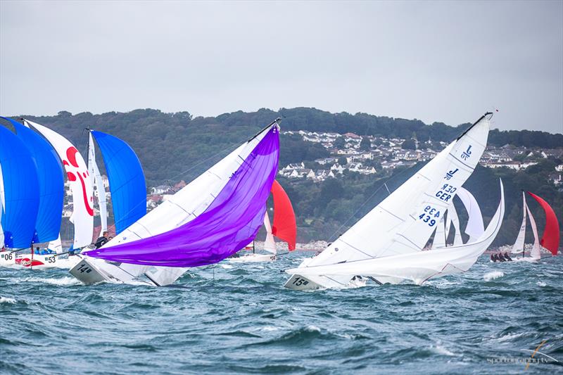 Darwin Escapes 2019 J/70 World Championships photo copyright www.Sportography.tv taken at Royal Torbay Yacht Club and featuring the J70 class