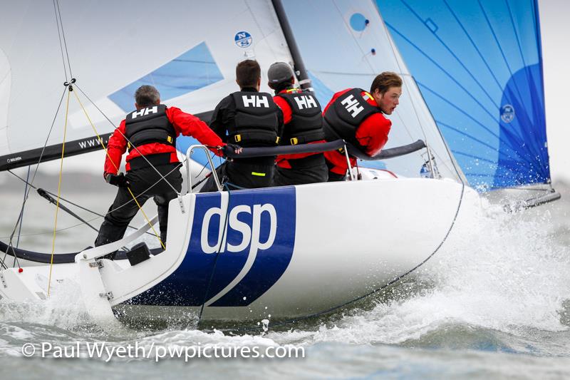 HYS Hamble Winter Series photo copyright Paul Wyeth / www.pwpictures.com taken at Hamble River Sailing Club and featuring the J70 class